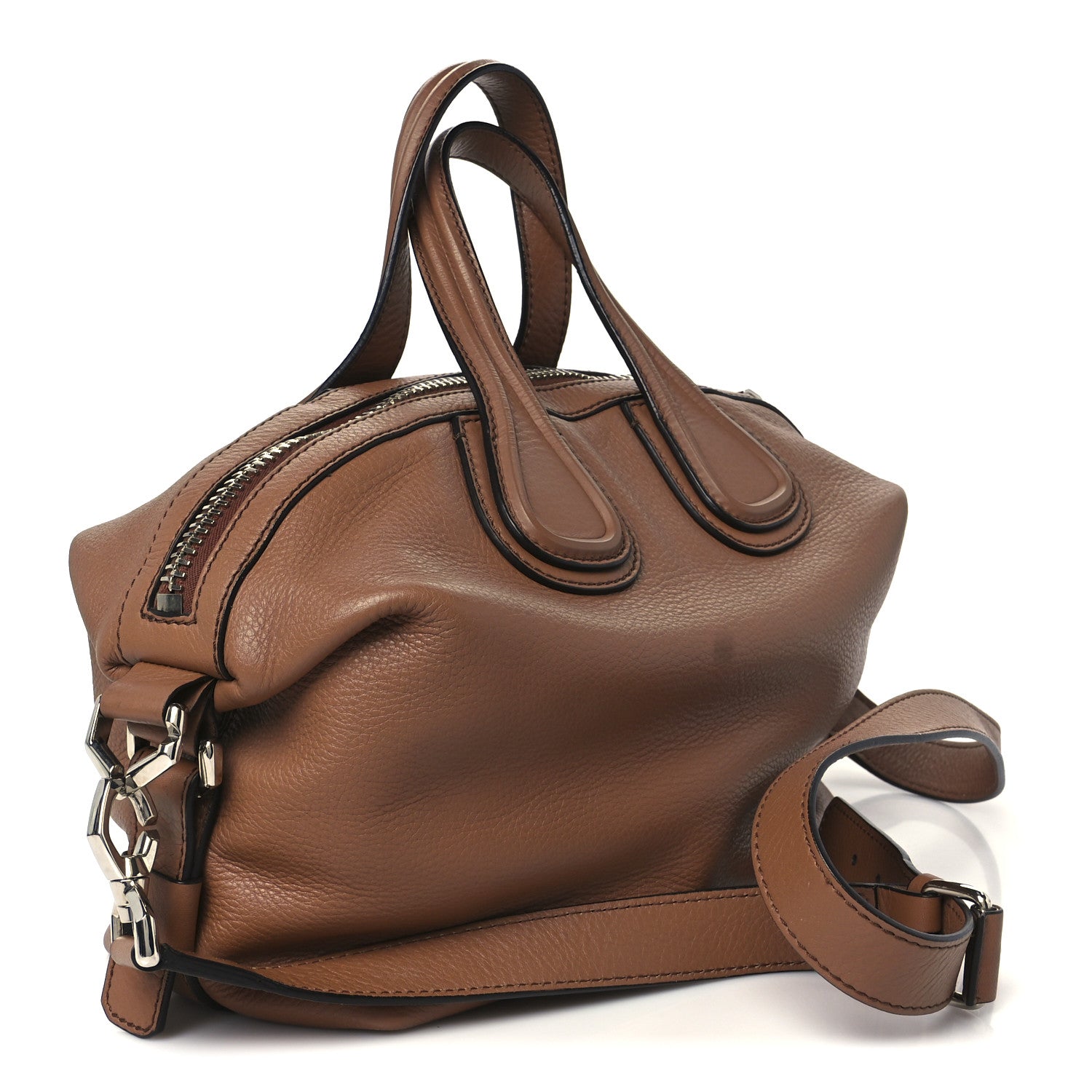 Givenchy Waxy Grained Calfskin Medium Brown 2 of 10