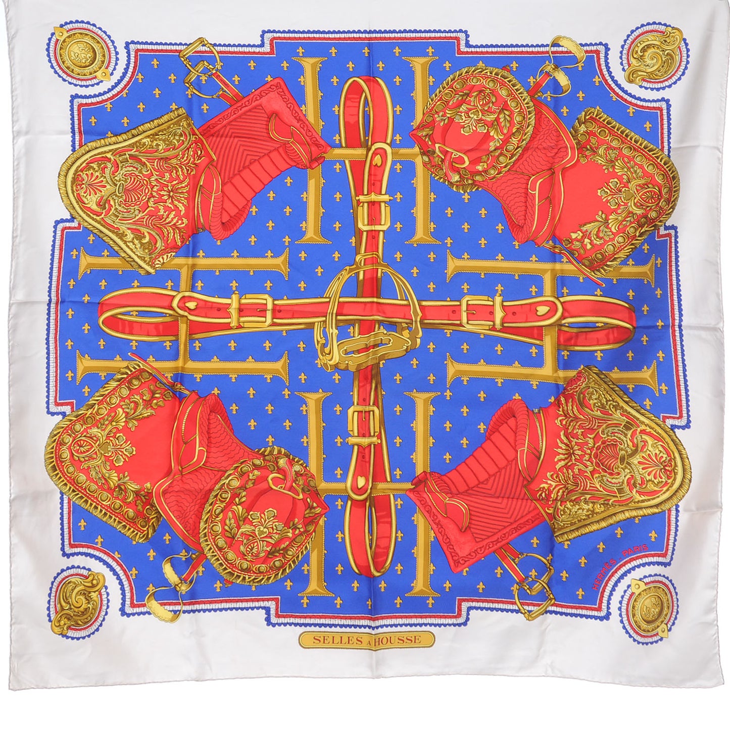 Silk Selles A Housse Scarf 90