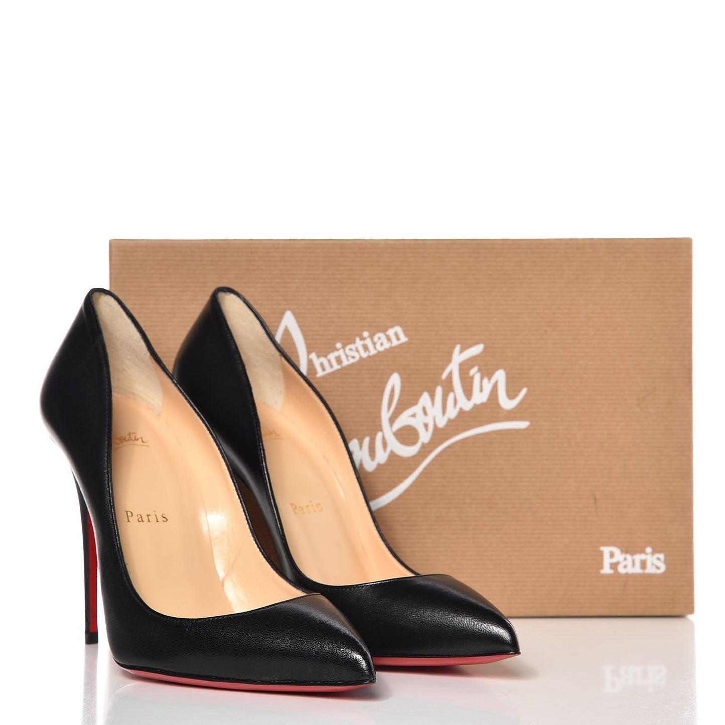 Shiny Nappa Pigalle Follies 100 Pumps 37.5 Black