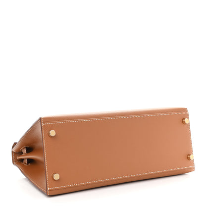 Hermes Epsom Kelly Sellier 28 Gold 4 of 11