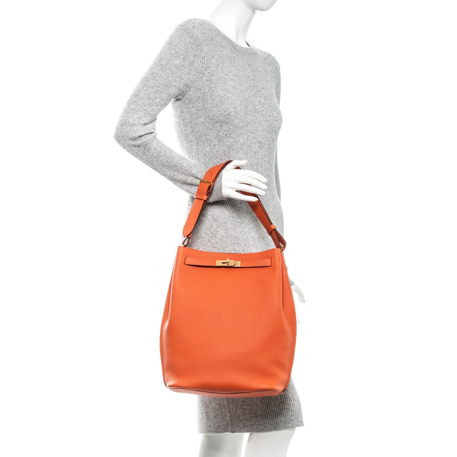 Hermes Togo So Kelly 26 Orange 2 of 6
