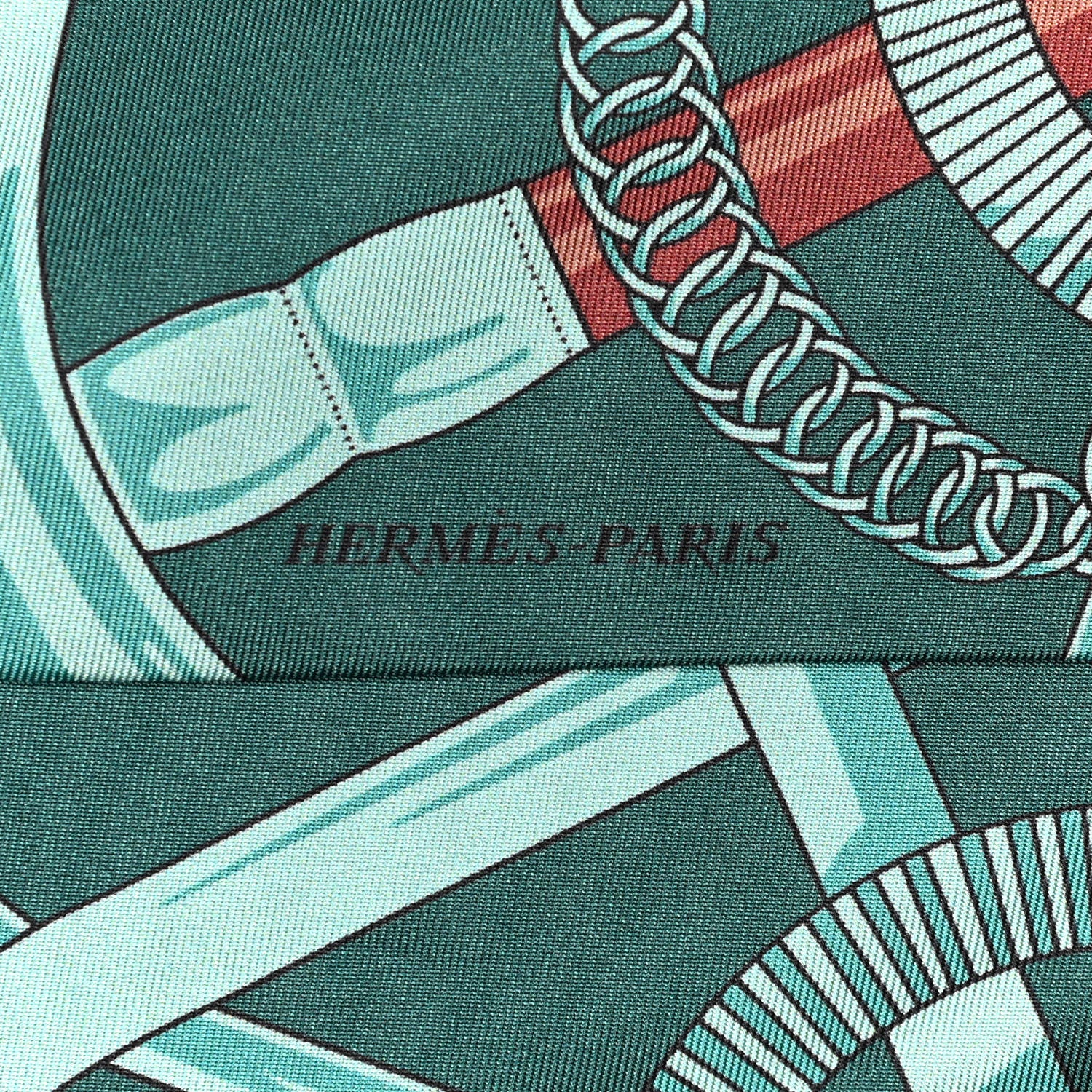 Hermes Silk Eperon D'Or Remix Maxi Twilly Rose Indien Cassis Vert 5 of 6