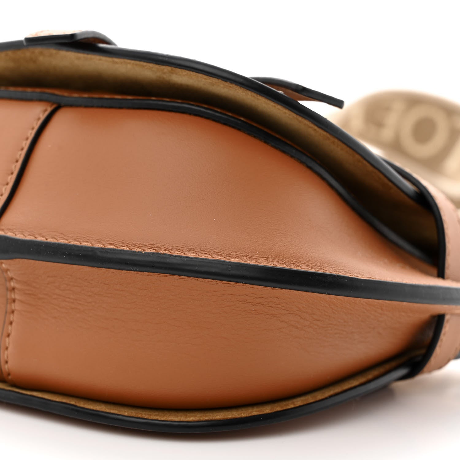 Loewe Calfskin Jacquard Mini Gate Dual Bag Tan 10 of 12