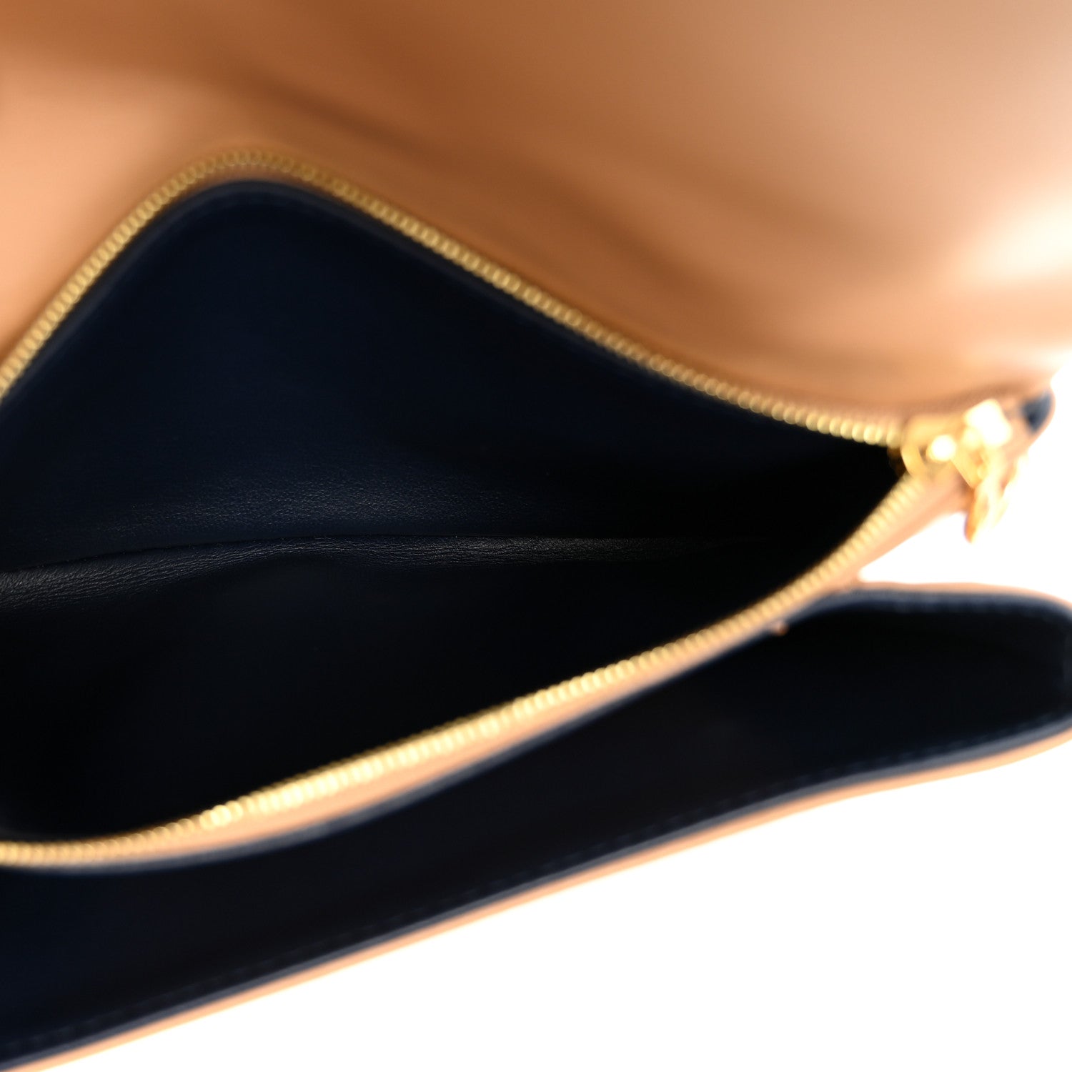Louis Vuitton Lambskin Embossed Monogram Pochette Coussin Camel 6 of 9