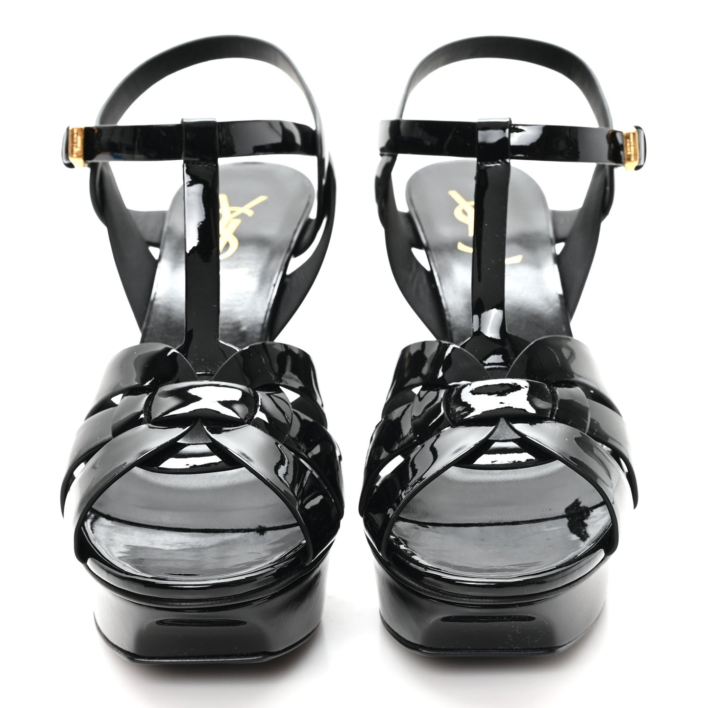Patent Tribute 75 Platform Sandals 37.5 Black