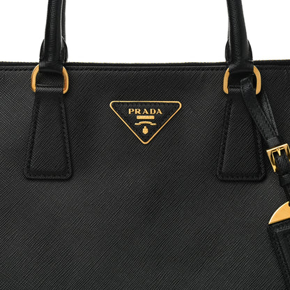 Prada Saffiano Lux Large Promenade Tote Black 9 of 11