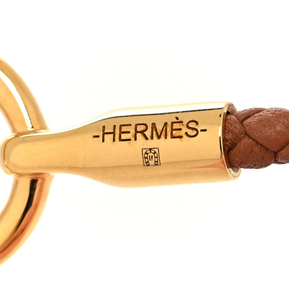 Hermes Swift Glenan Double Tour Bracelet T2 Gold 4 of 5