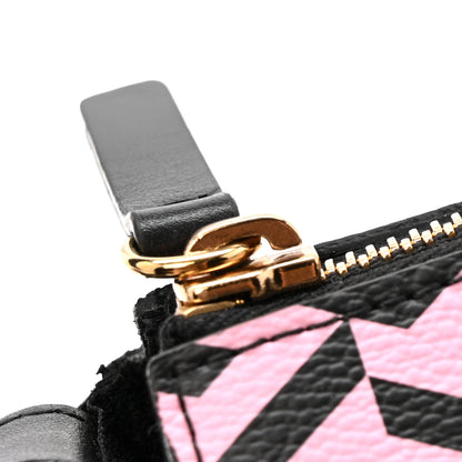 Versace Coated Canvas La Greca Signature Shoulder Bag Candy Black 11 of 12