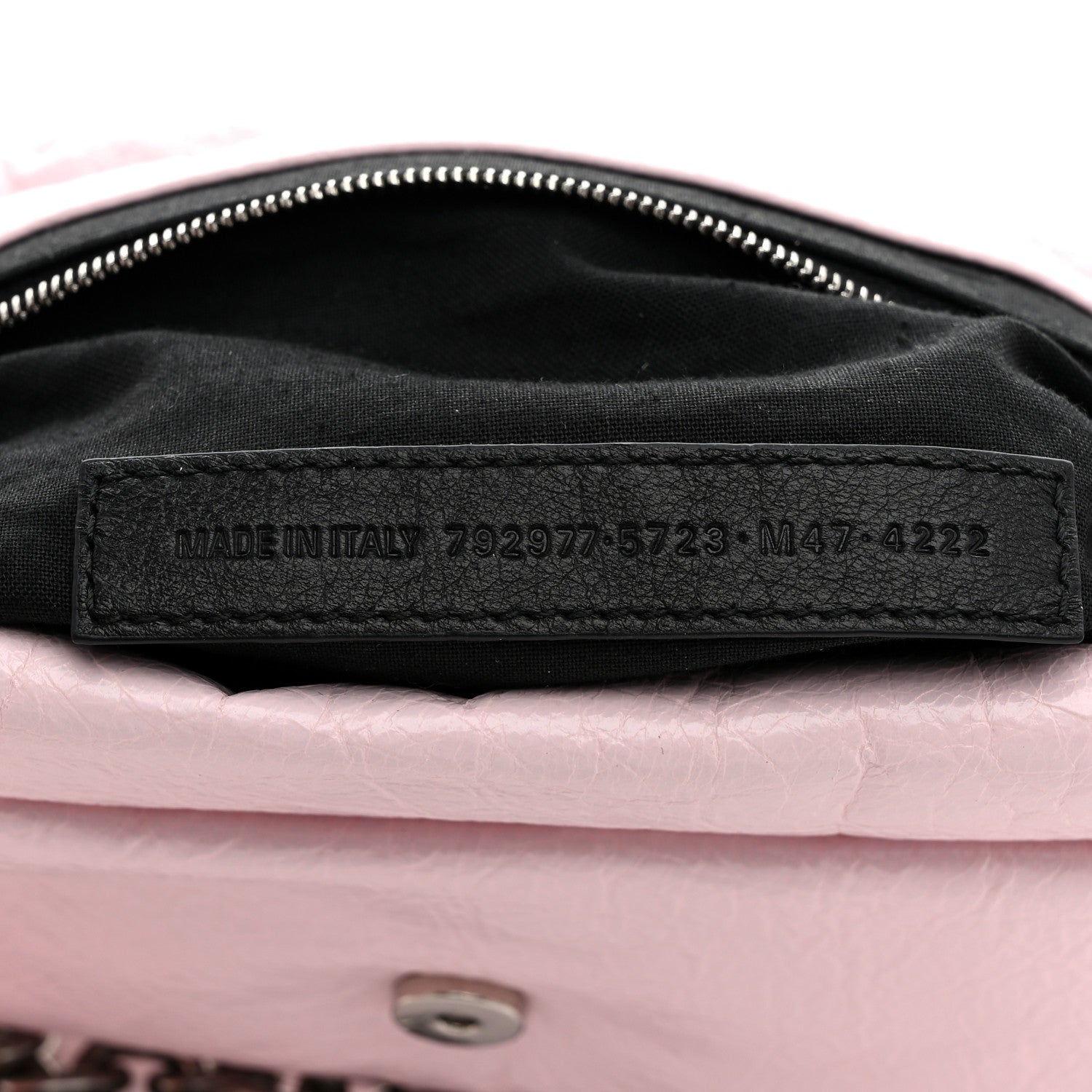 Balenciaga Arena Calfskin Mini Monaco Chain Shoulder Bag Petal Pink 7 of 10