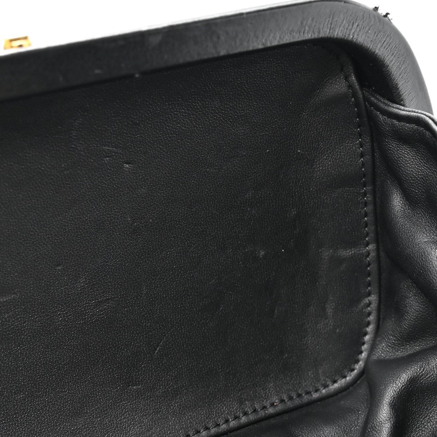 Nappa Intrecciato Knot Clutch Black