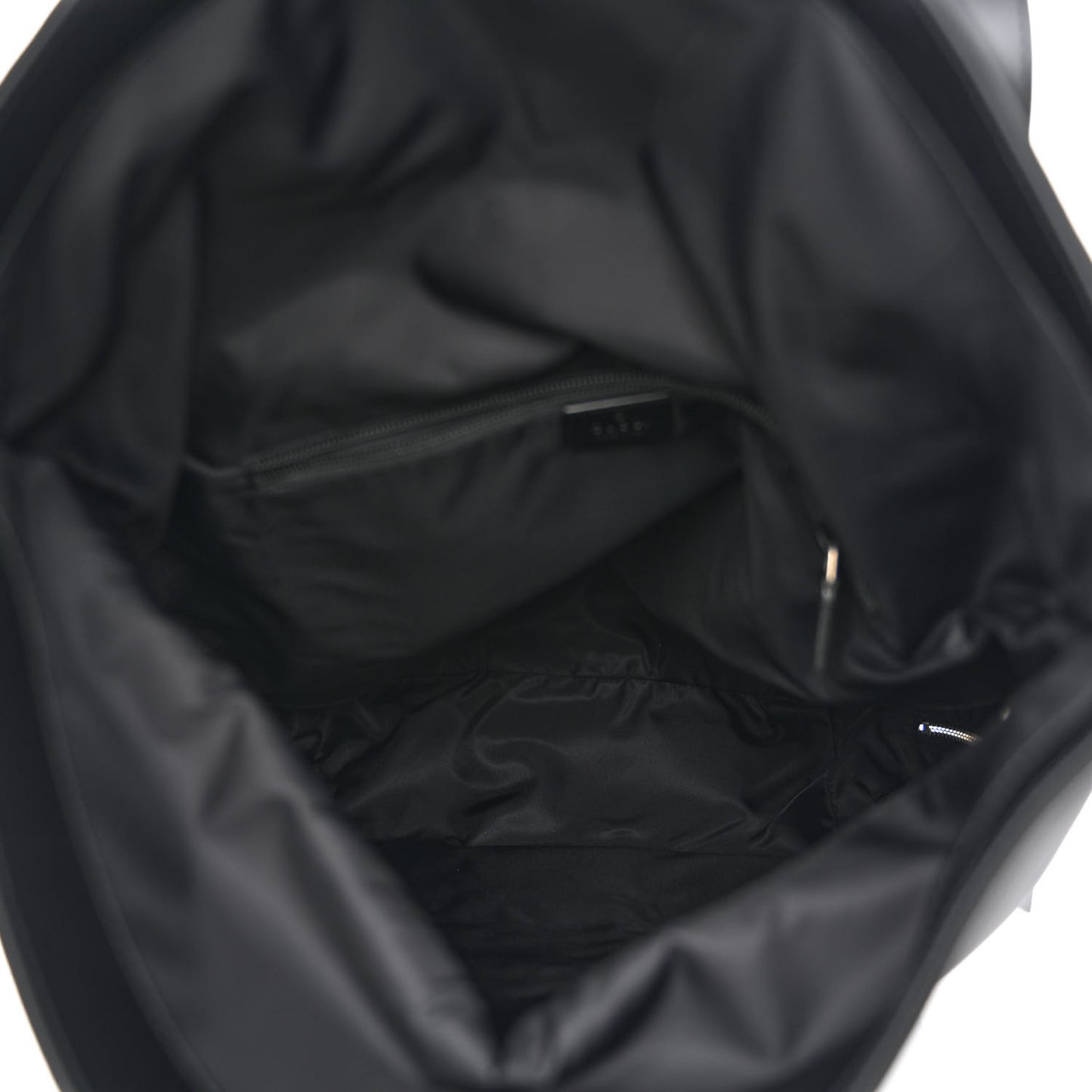 Techno Canvas Web Single Buckle Backpack Black