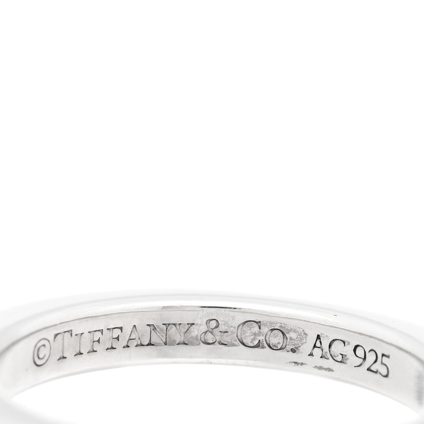 Sterling Silver T Square Ring 46 3.75