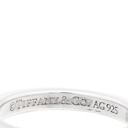 Tiffany Sterling Silver T Square Ring 46 3.75 4 of 4