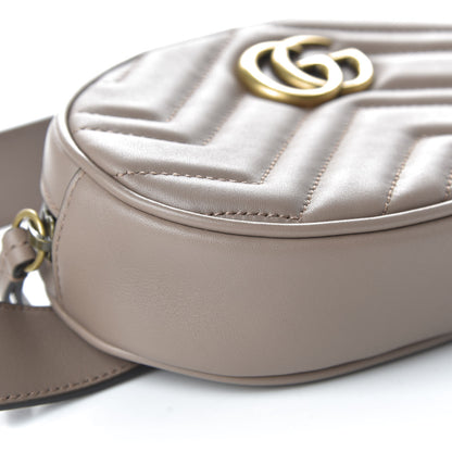 Gucci Calfskin Matelasse GG Marmont Belt Bag 105 42 Porcelain Rose 5 of 12