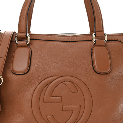 Gucci Cellarius Calfskin Small Soho Top Handle Satchel Dusty Blush 8 of 11