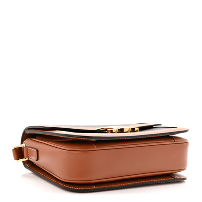 Celine Triomphe Canvas Calfskin Medium Triomphe Bag Tan 4 of 10