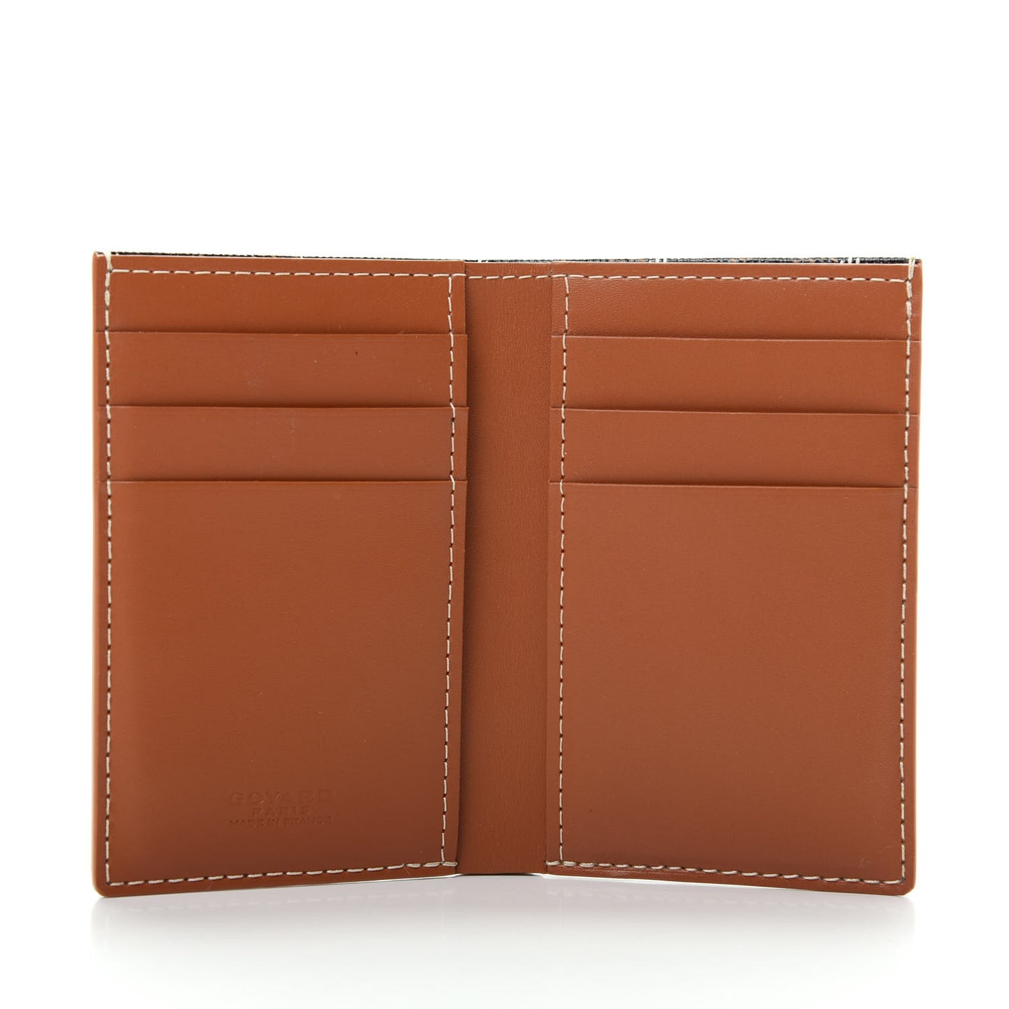 Goyardine Saint Pierre Card Holder Black Gold