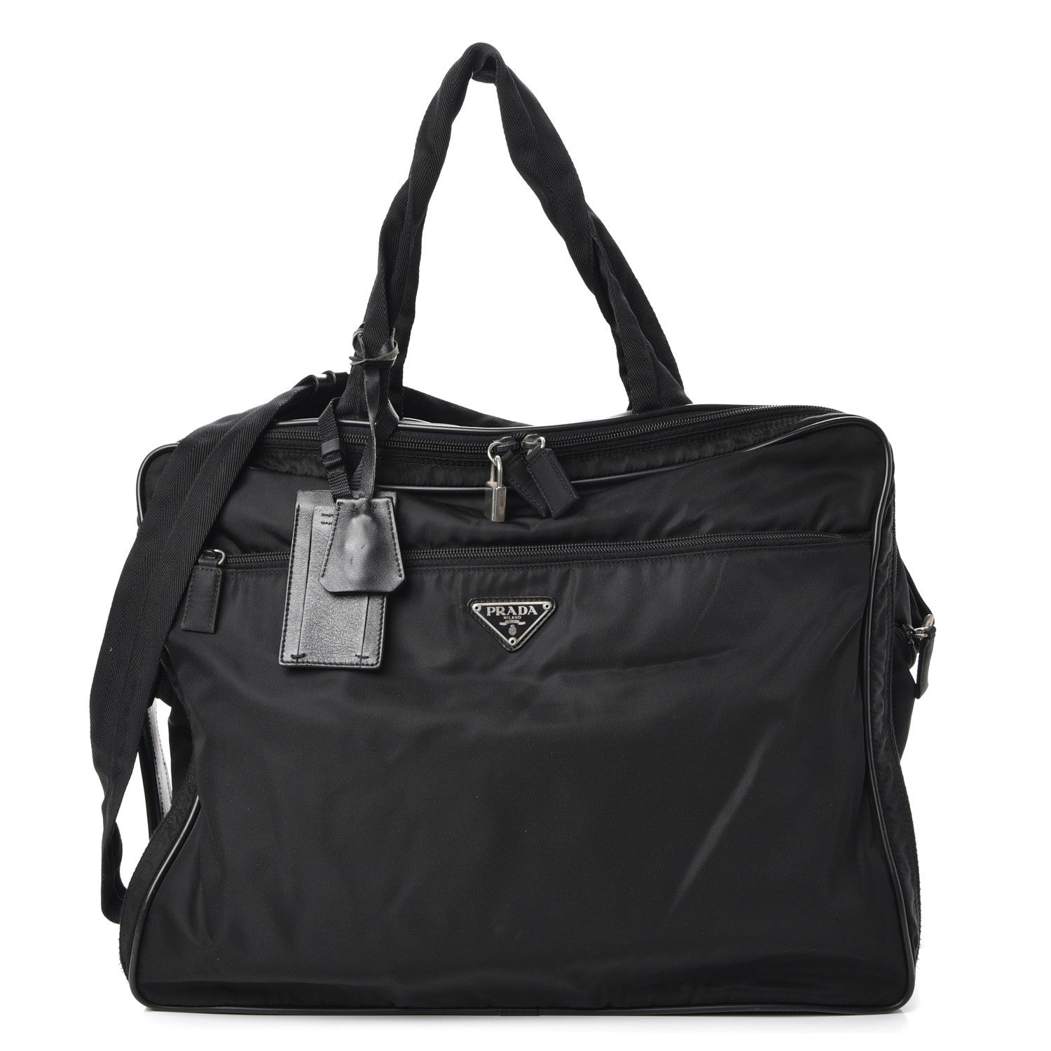 Prada Tessuto Nylon Travel Bag Nero Black 1 of 14
