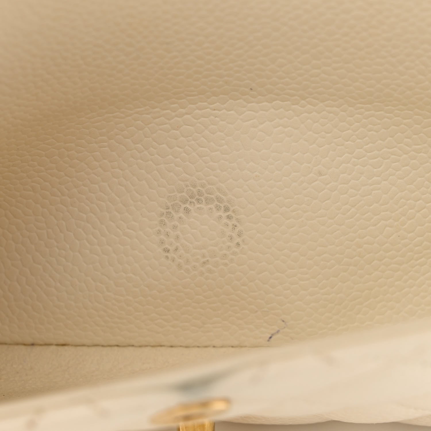 Chanel Caviar Quilted Medium Double Flap White 14 of 15