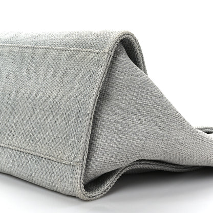 Chanel Woven Straw Raffia Medium Deauville Tote Grey 9 of 9