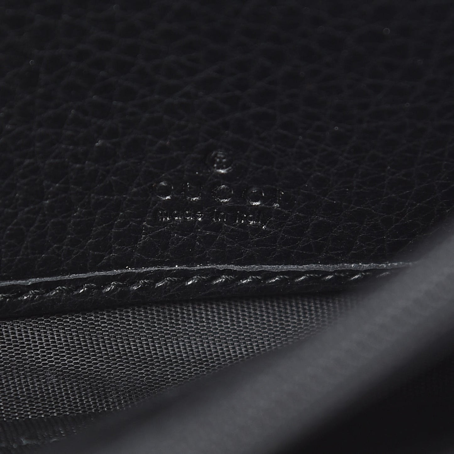 Dollar Calfskin Swing Continental Wallet Black