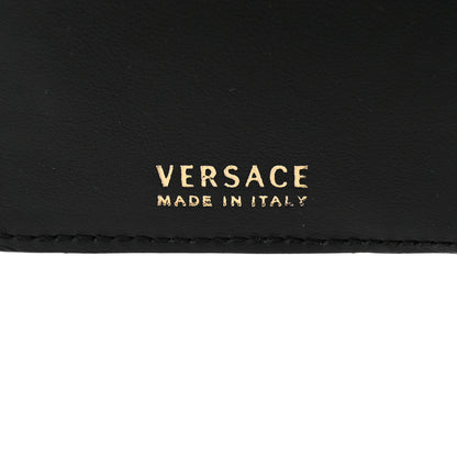 Versace Vitello Medusa Iphone Wristlet Wallet Black 6 of 9