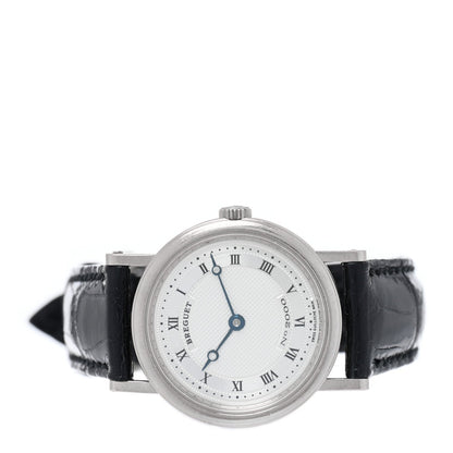 Breguet 18K White Gold Alligator 25.7mm Classique Manual Winding Watch 8560 2 of 4