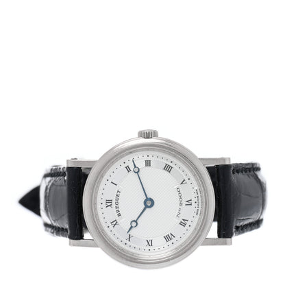 Breguet 18K White Gold Alligator 25.7mm Classique Manual Winding Watch 8560 2 of 4