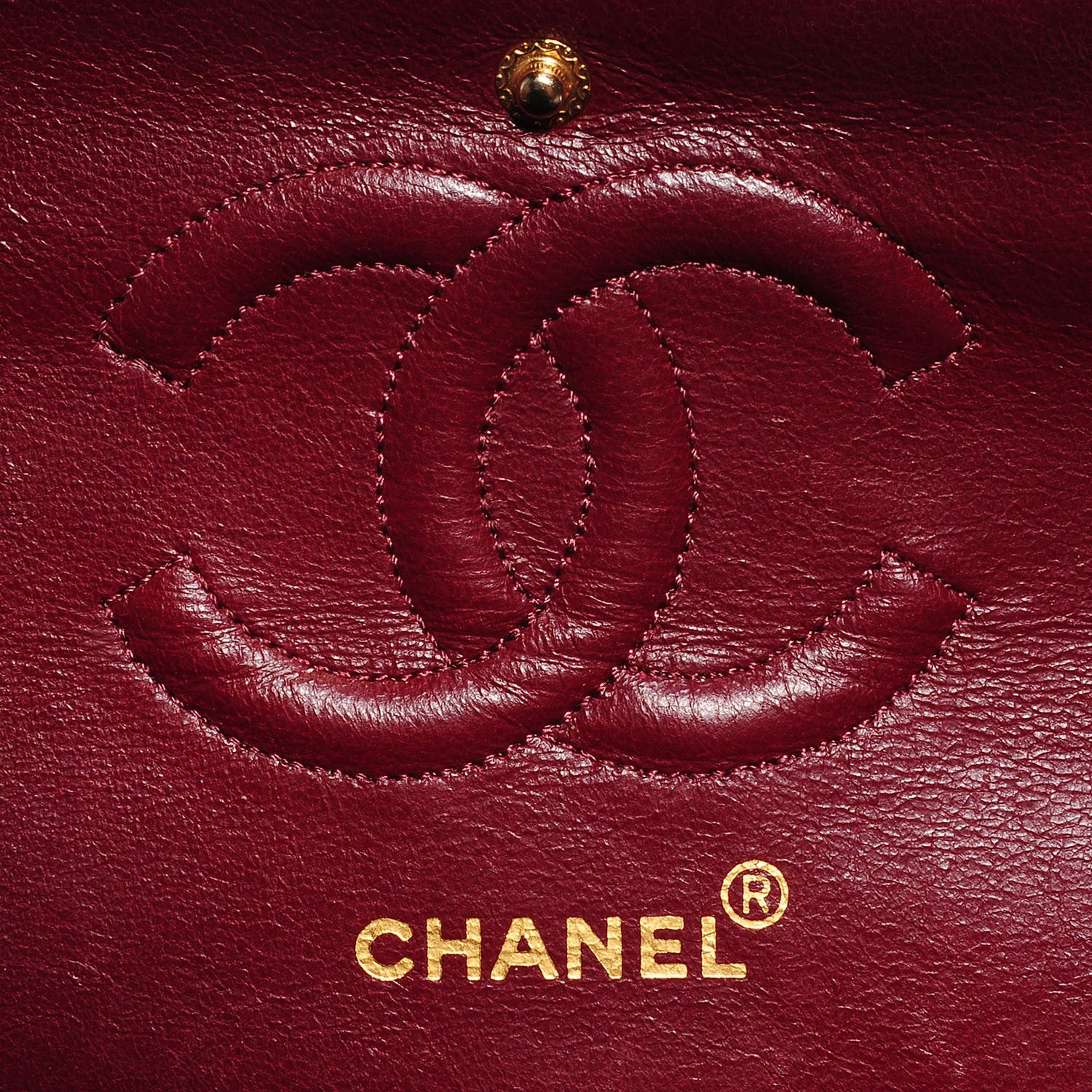 Chanel Lambskin Quilted Medium Double Flap Black 6 of 8