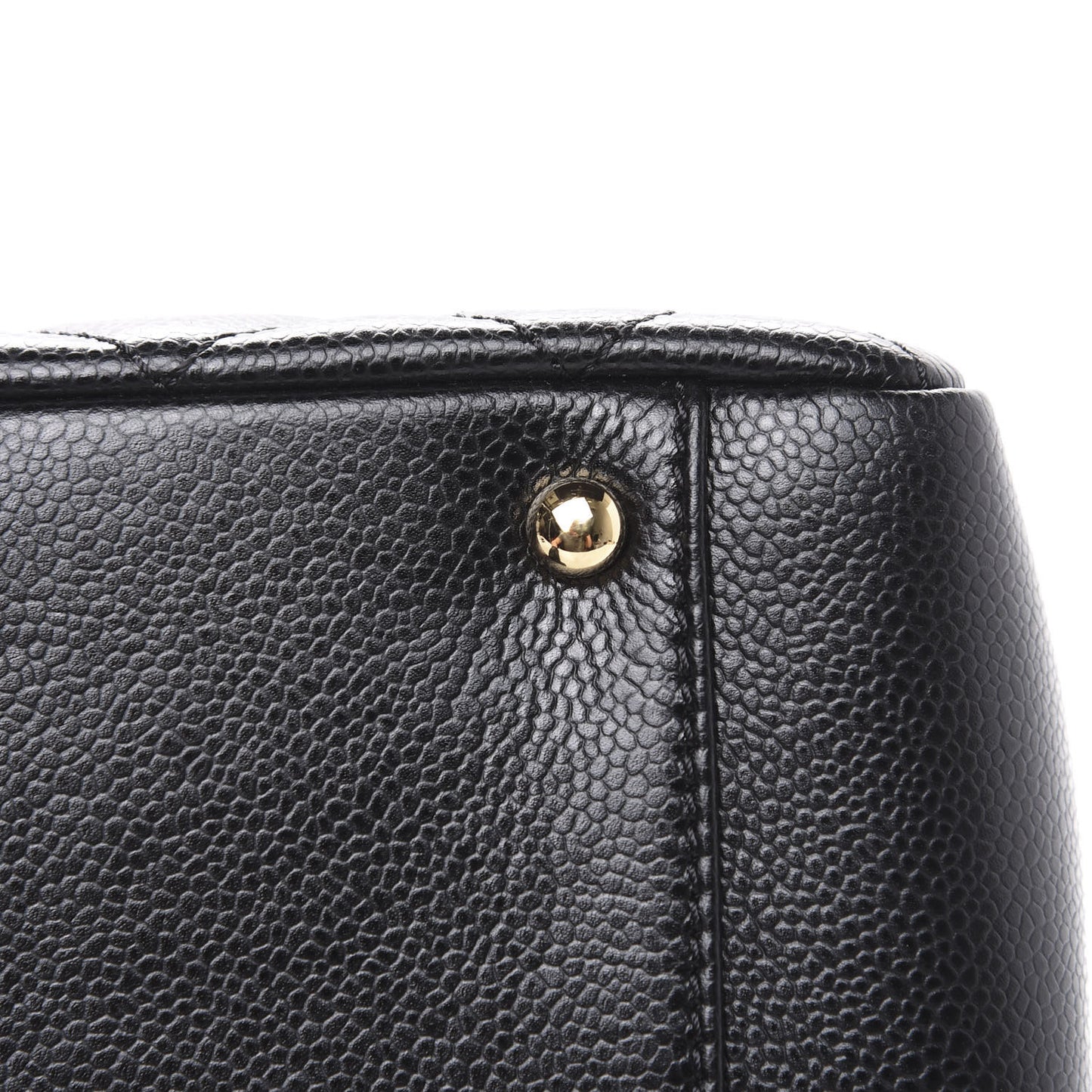 Caviar Quilted XL Grand Shopping Tote GST Black