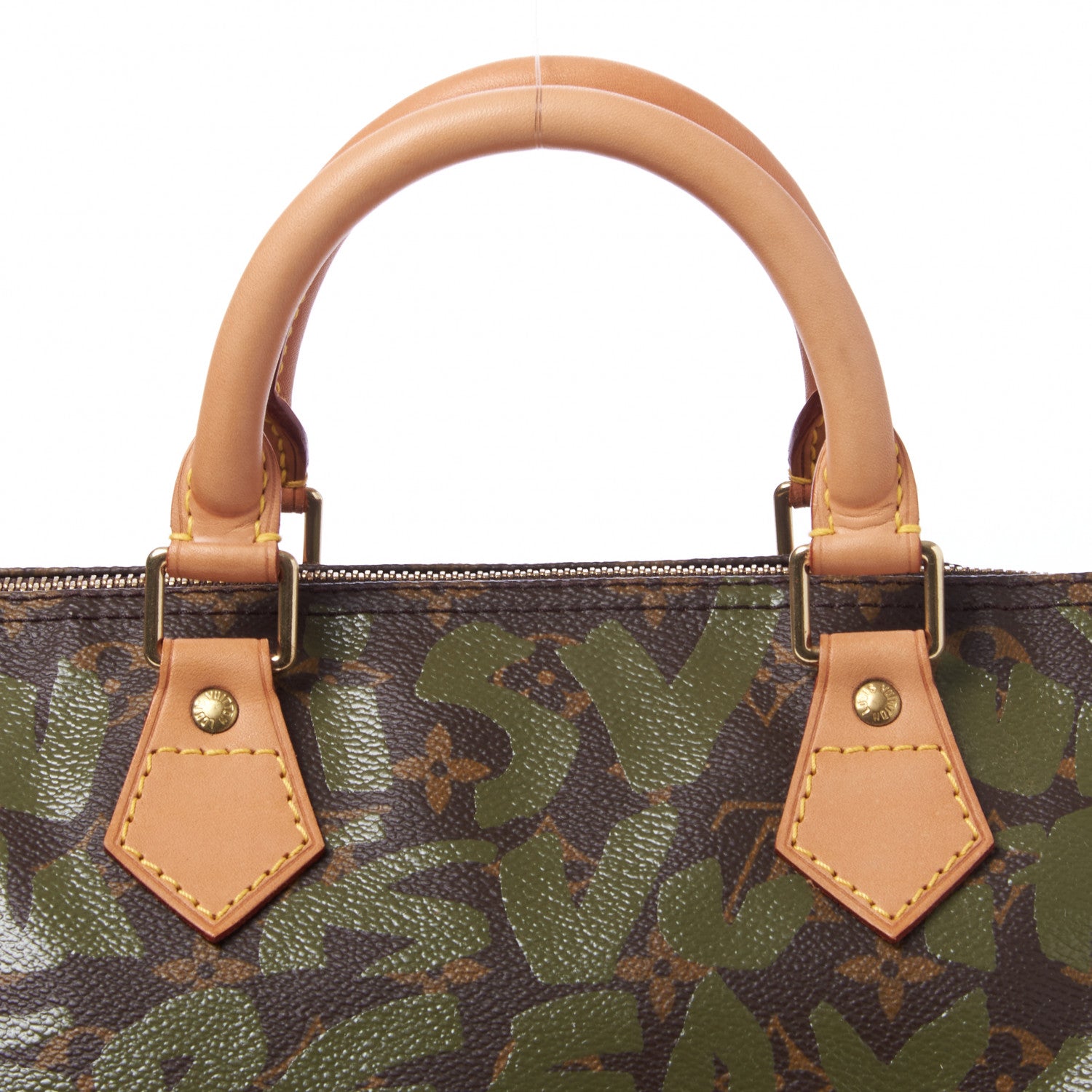 Louis Vuitton Monogram Graffiti Speedy 30 Kaki 6 of 10