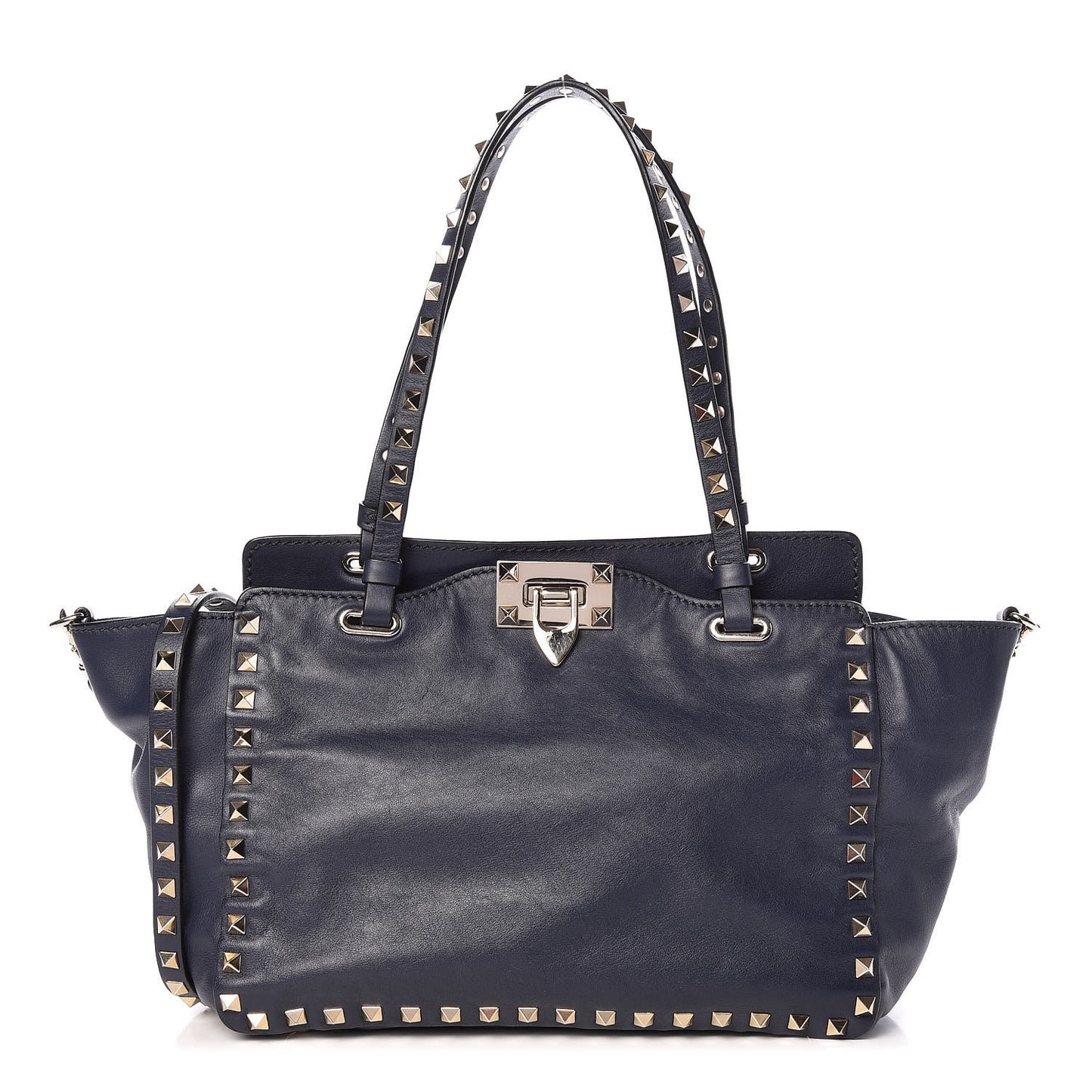 Vitello Small Rockstud Tote Marine