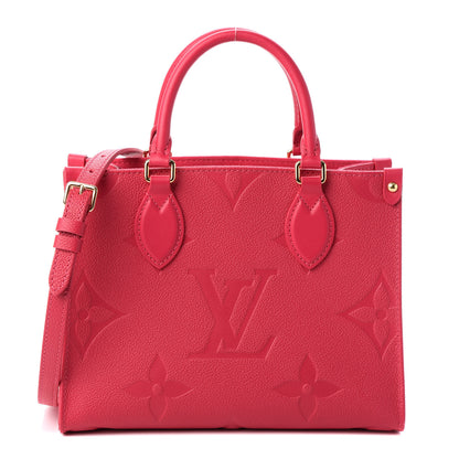 Louis Vuitton Empreinte Monogram Giant Onthego PM Freesia 1 of 9