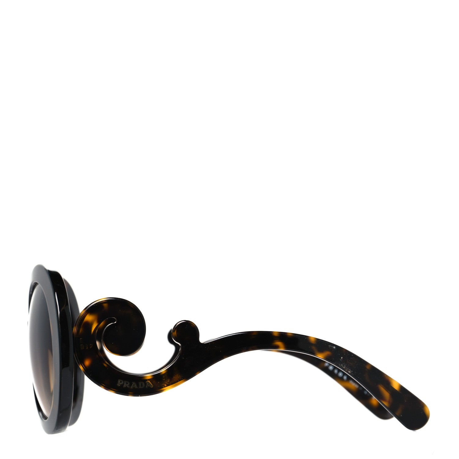 Prada Baroque Sunglasses SPR 27N Tortoise 3 of 7