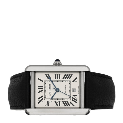 Cartier Stainless Steel Calfskin 31mm Tank Solo Automatic Watch 2 of 5
