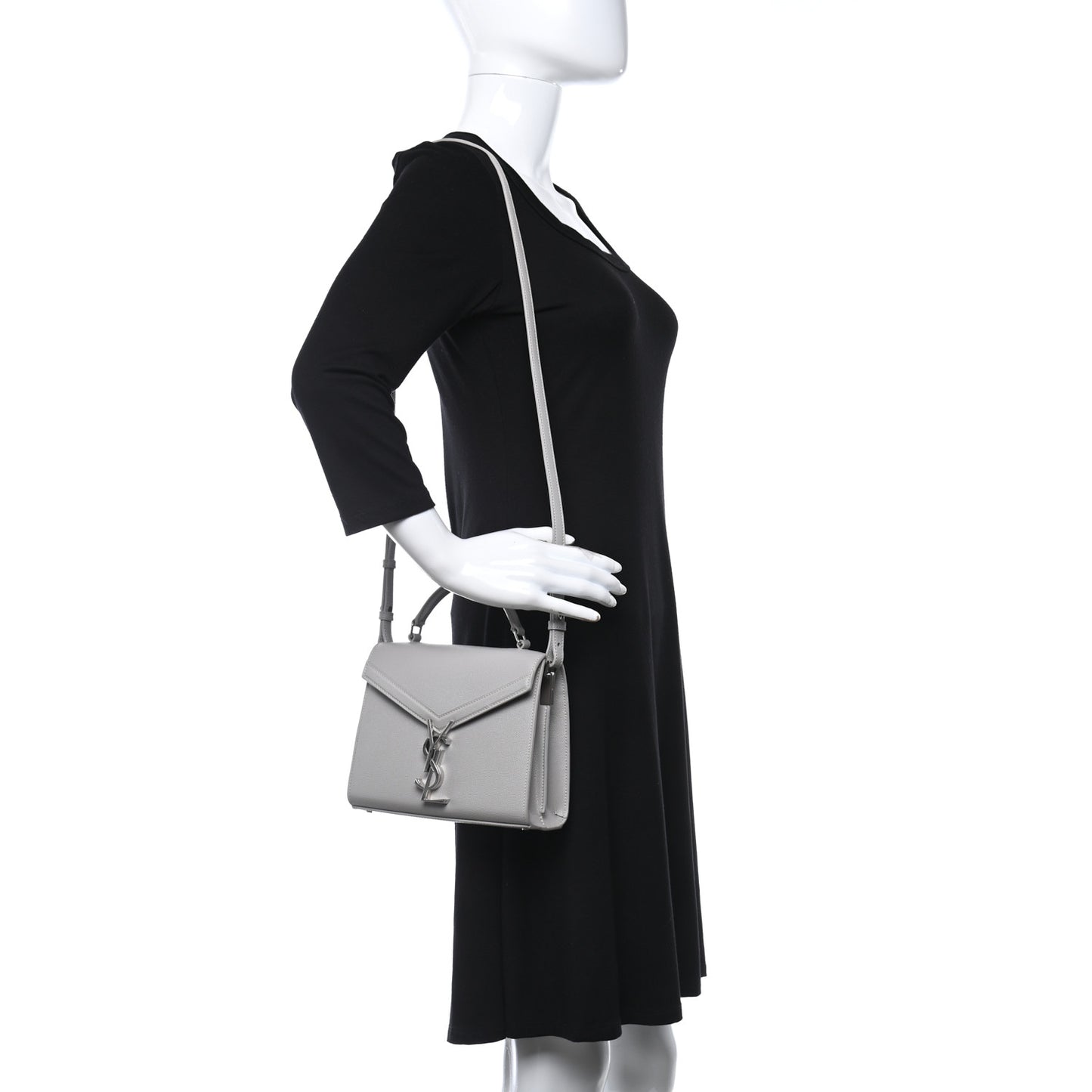 Grain de Poudre Mini Classic Monogram Cassandra Top Handle Granite