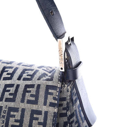 Fendi Zucchino Mama Baguette Navy 10 of 11