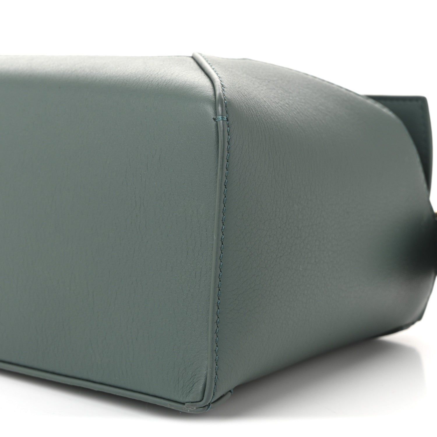 Loewe Calfskin Small Puzzle Edge Bag Bottle Green 1767399