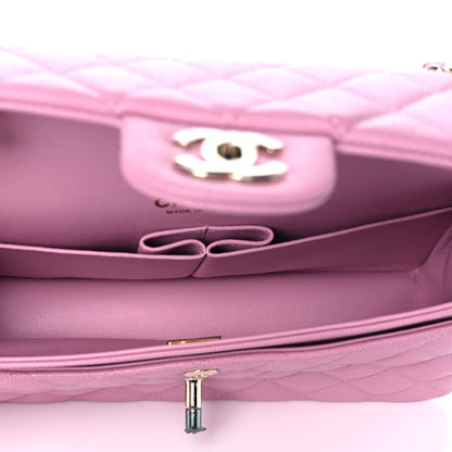 Chanel Caviar Quilted Small Double Flap Dark Pink 5 of 13
