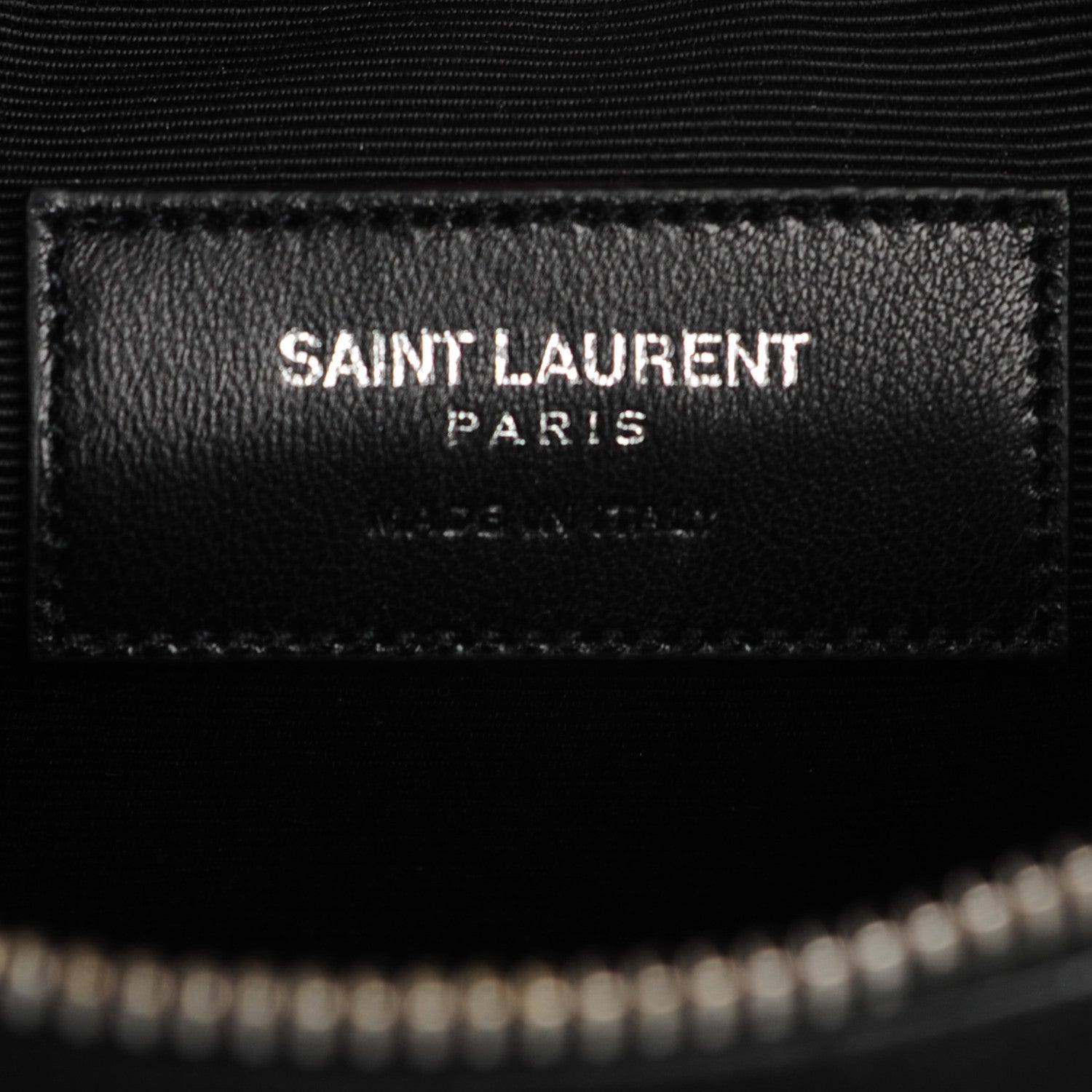 Saint Laurent Suede Calfskin Small Fringe Crossbody Bag Black 6 of 7