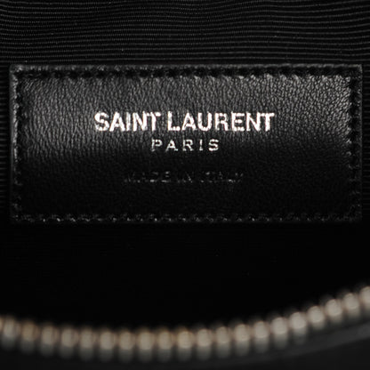 Saint Laurent Suede Calfskin Small Fringe Crossbody Bag Black 6 of 7