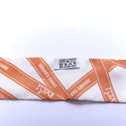 Hermes Silk Bolduc Twilly Orange 2 of 3