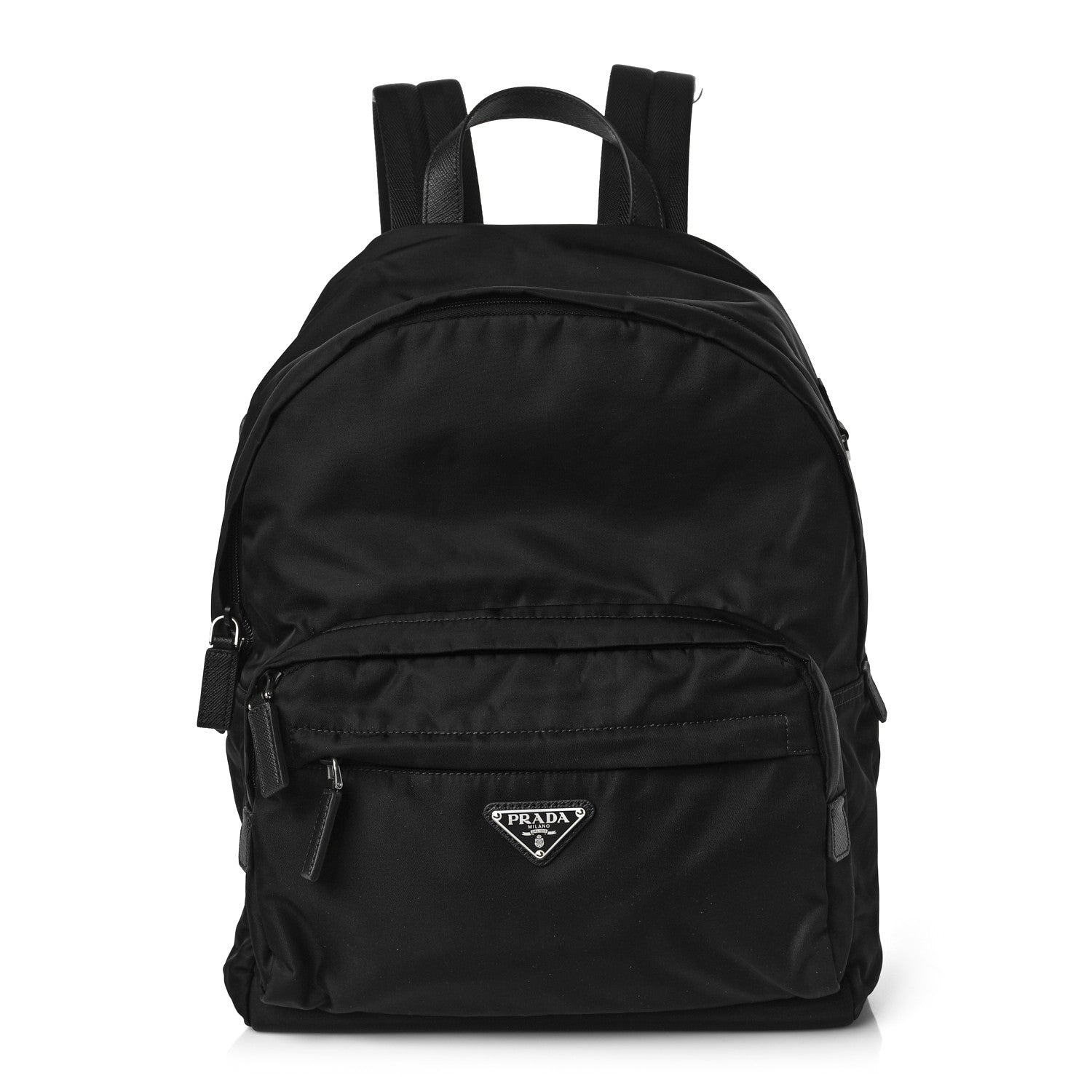 Prada Nylon Tessuto Saffiano Backpack Black 1 of 11