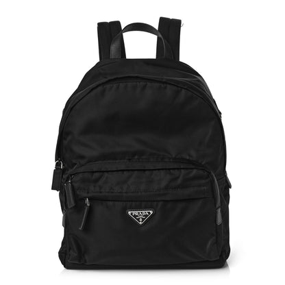 Prada Nylon Tessuto Saffiano Backpack Black 1 of 11