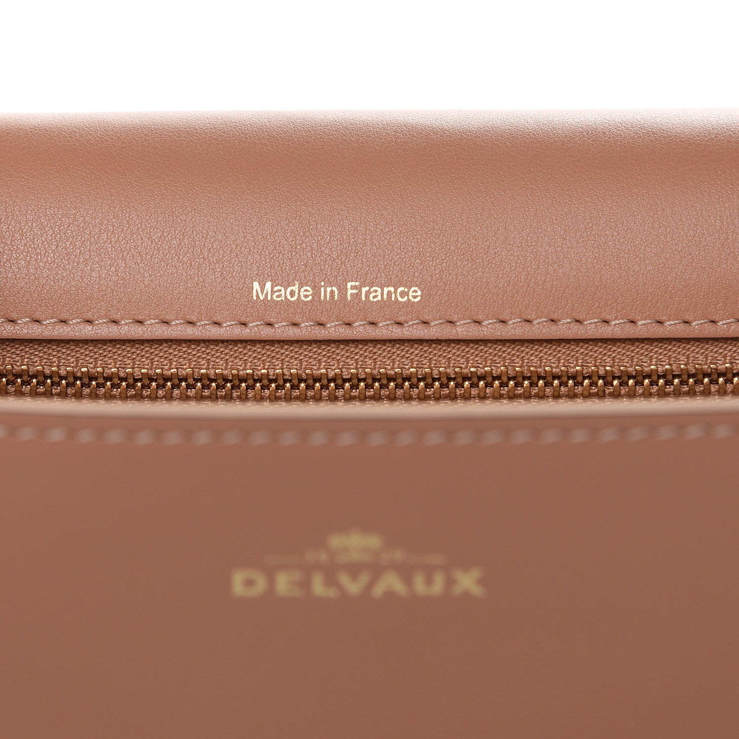 Delvaux Supple Calfskin Madame PM Chaine Bag Vison Ivory 6 of 9