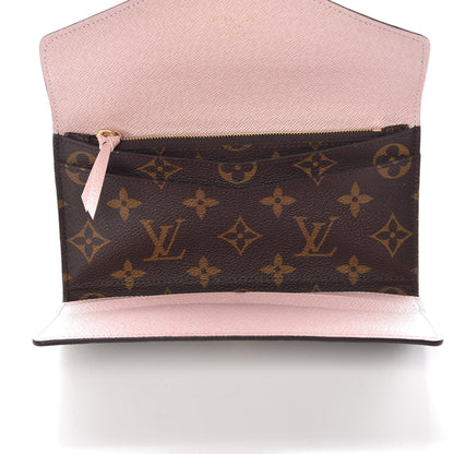Louis Vuitton Monogram Josephine Wallet Rose Ballerine 6 of 11