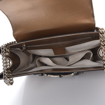 Gucci Shine Guccissima Large Emily Chain Shoulder Bag Acero 5 of 8