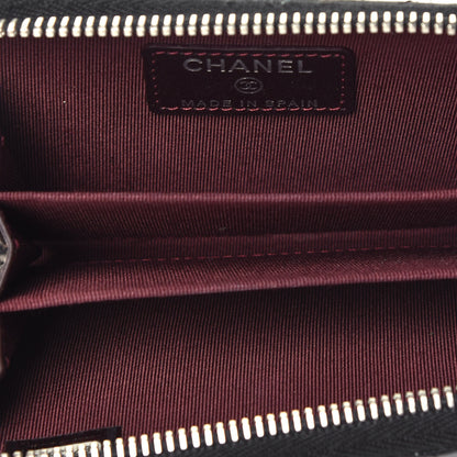 Chanel Caviar Quilted Zip Coin Purse Black 5 of 7