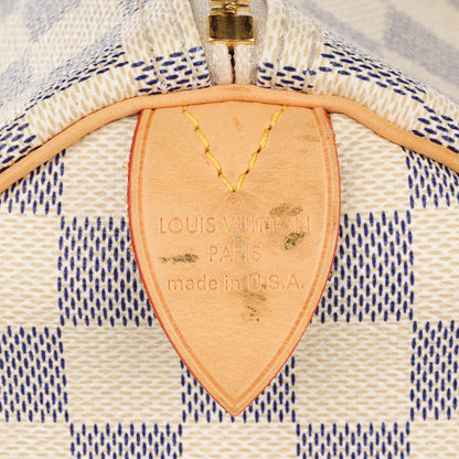 Louis Vuitton Damier Azur Speedy 35 6 of 9