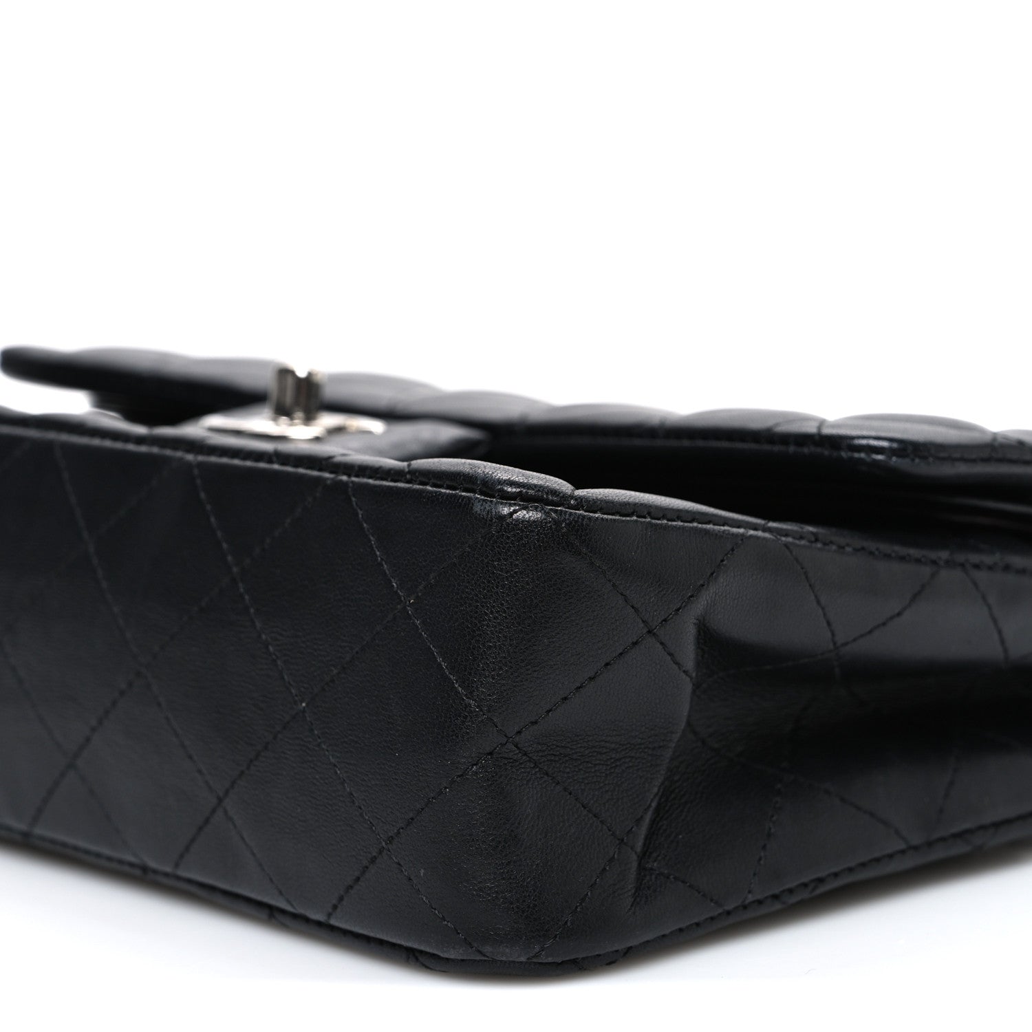 Chanel Lambskin Quilted Small Double Flap Black 10 of 10